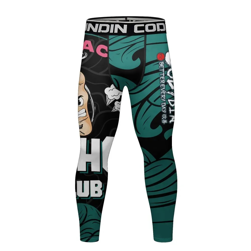 NEXAROK "Heel hook"  Combat Rashguard – Black/blue/pink