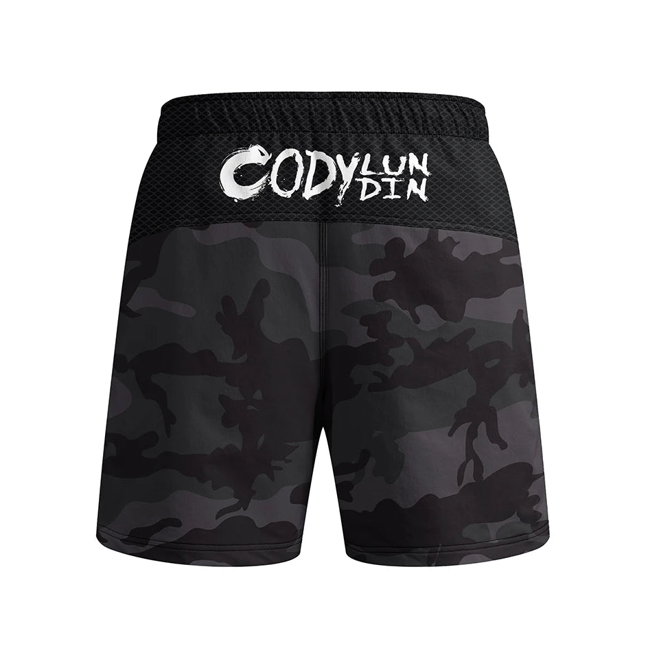 NEXAROK "WAR CORE" Long Sleeve Combat Rashguard – Black Camo