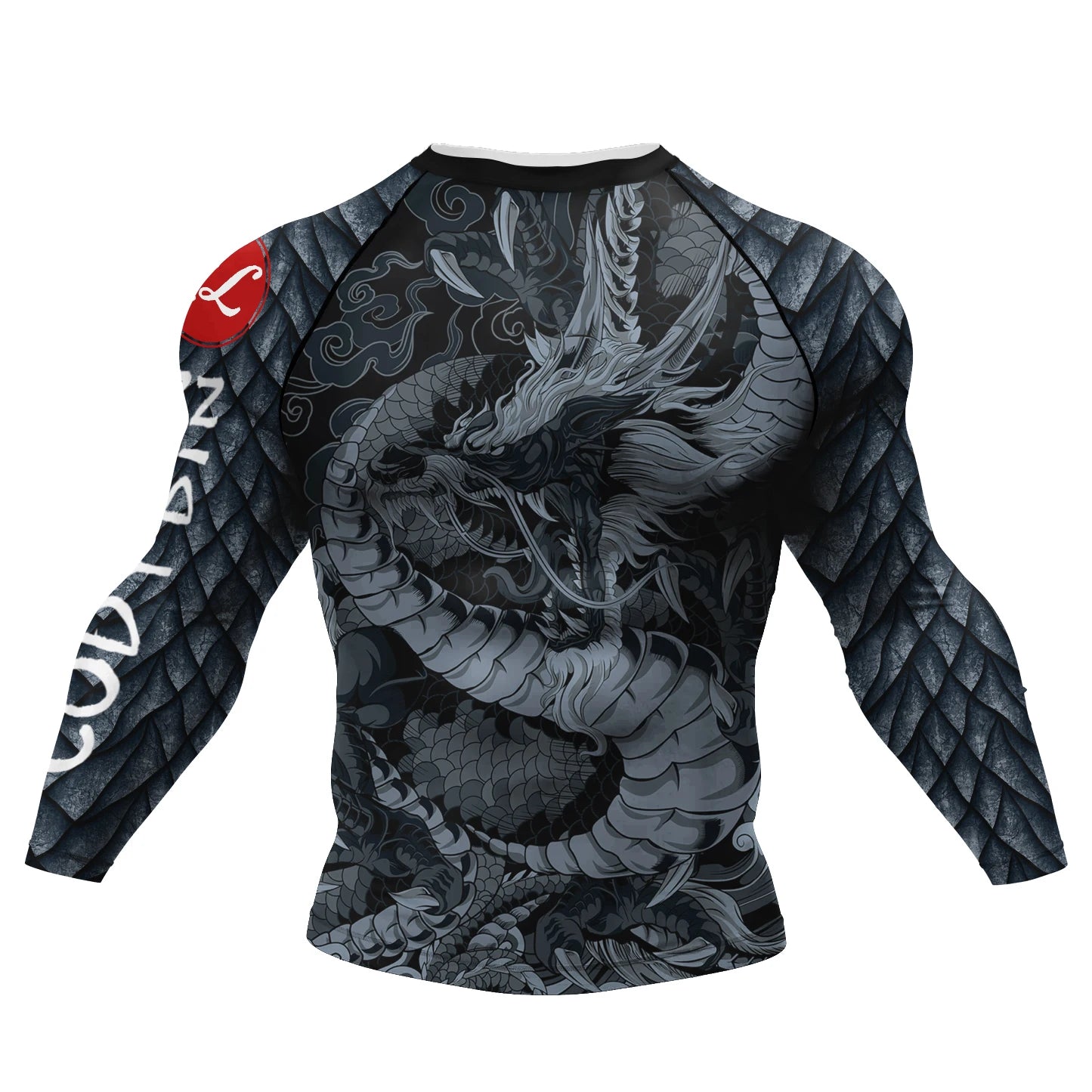 NEXAROK "PHANTOM" Long Sleeve Combat Rashguard – Black
