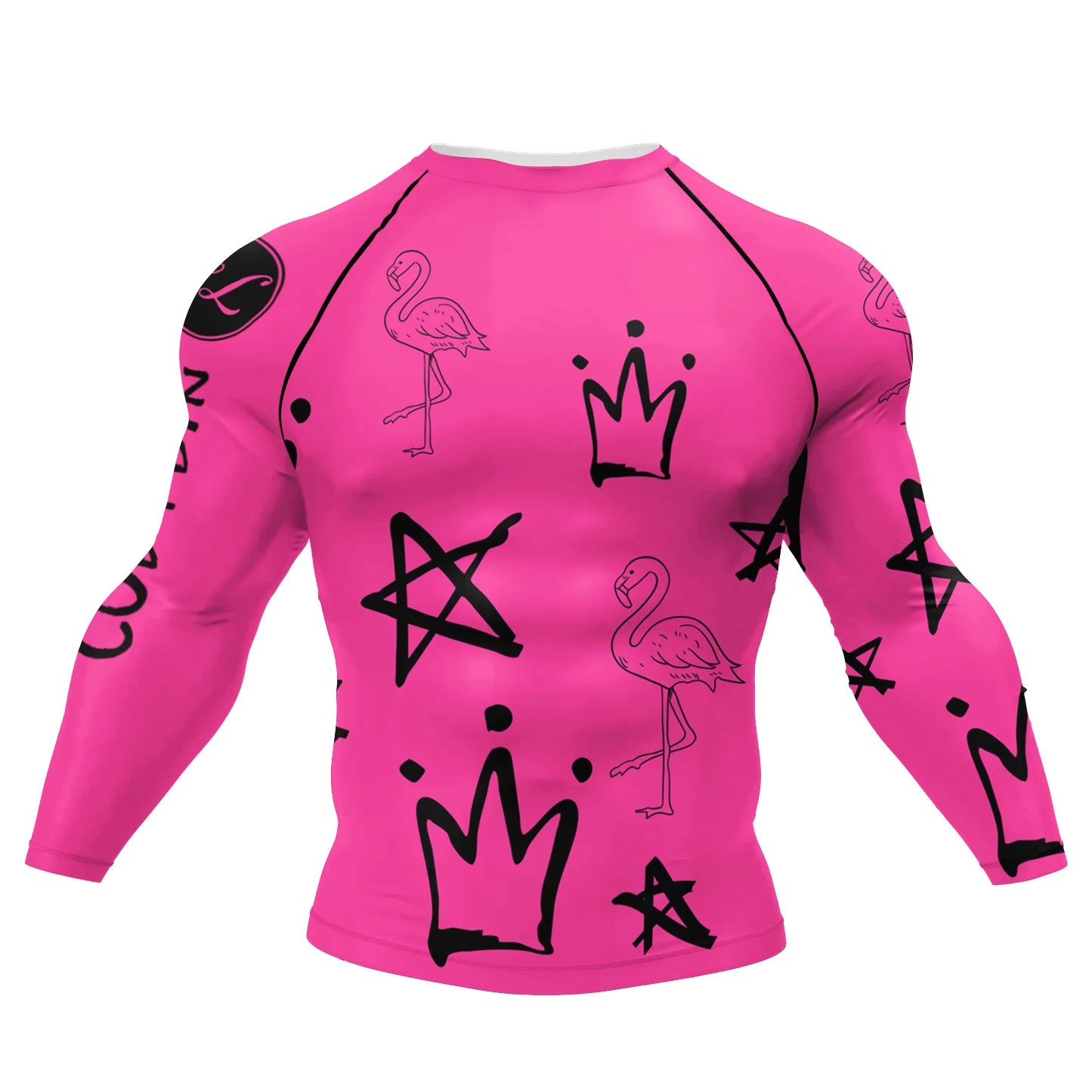 NEXAROK "PRIMAL" Long Sleeve Combat Rashguard – Multicolor