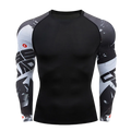 NEXAROK "VENOM" Long Sleeve Combat Rashguard – Multicolor