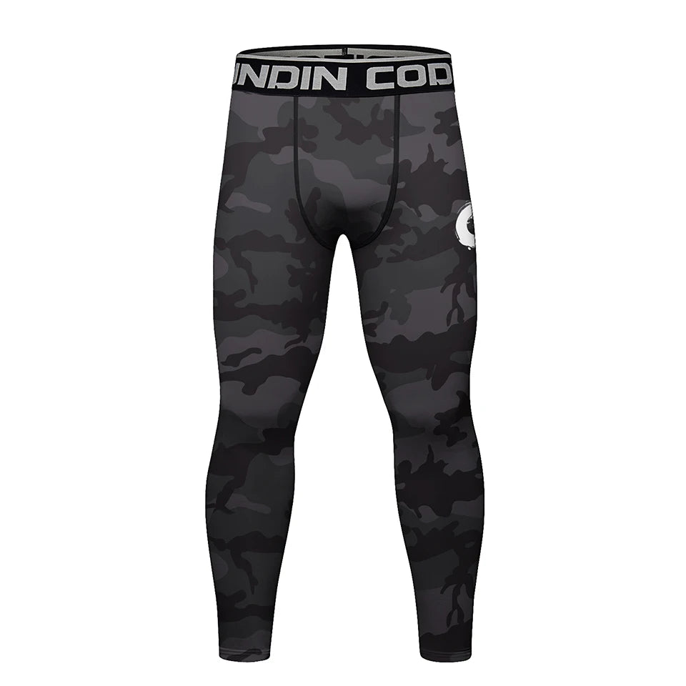 NEXAROK "WAR CORE" Long Sleeve Combat Rashguard – Black Camo