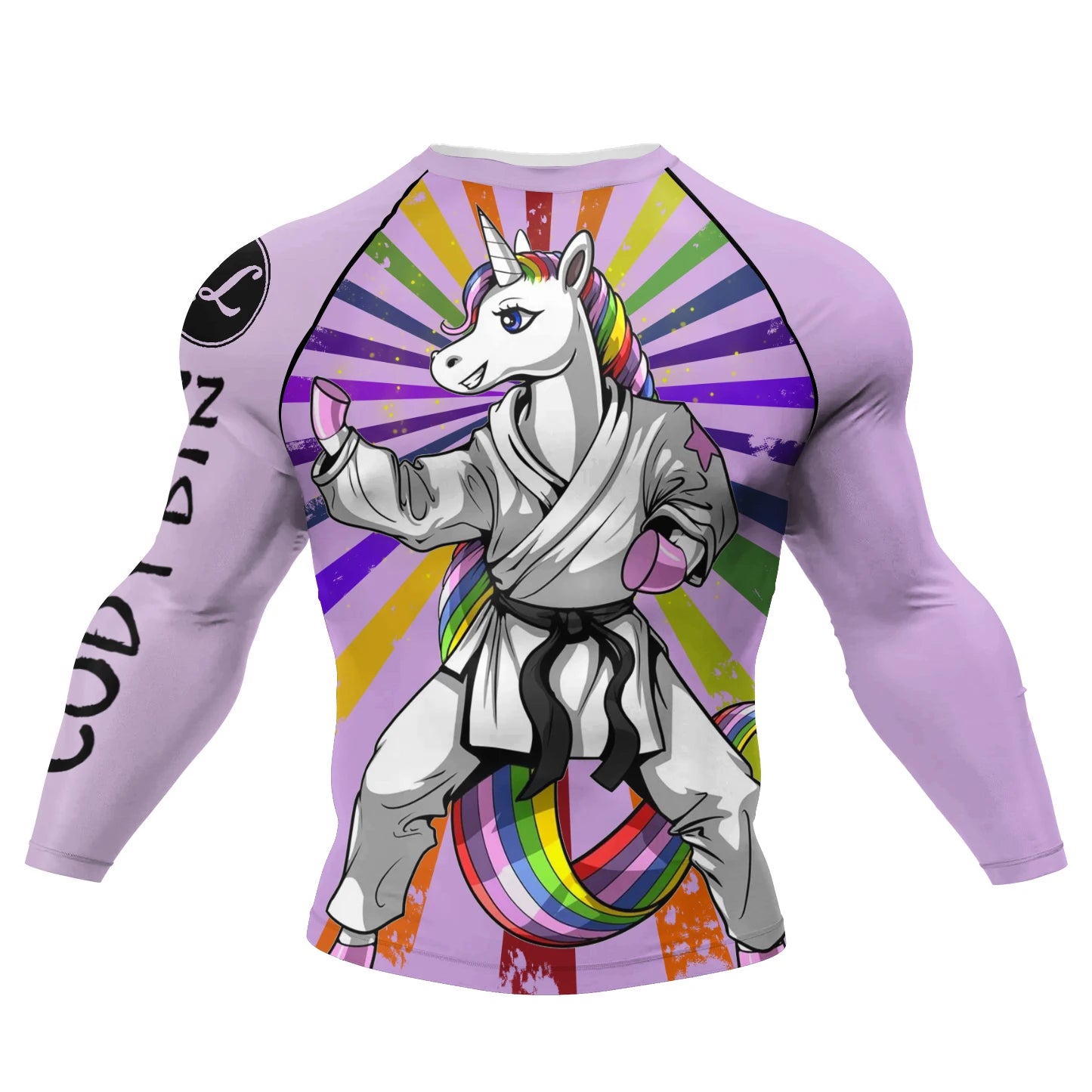 NEXAROK "PRIMAL" Long Sleeve Combat Rashguard – Multicolor