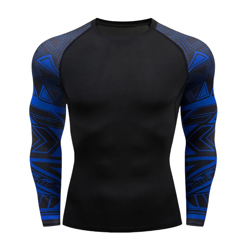 NEXAROK "VENOM" Long Sleeve Combat Rashguard – Multicolor