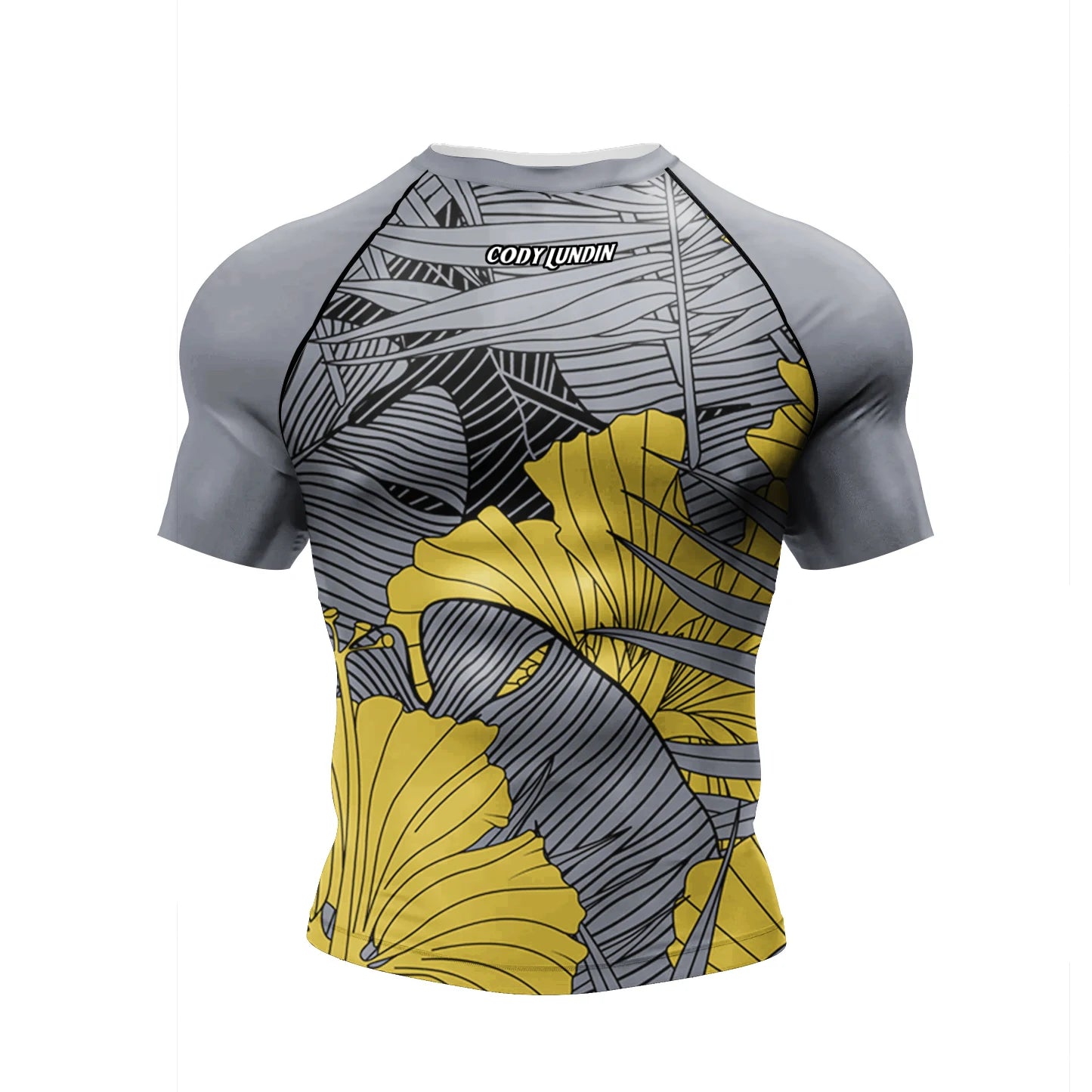 NEXAROK "VOID" Short Sleeve Combat Rashguard – Black/Red