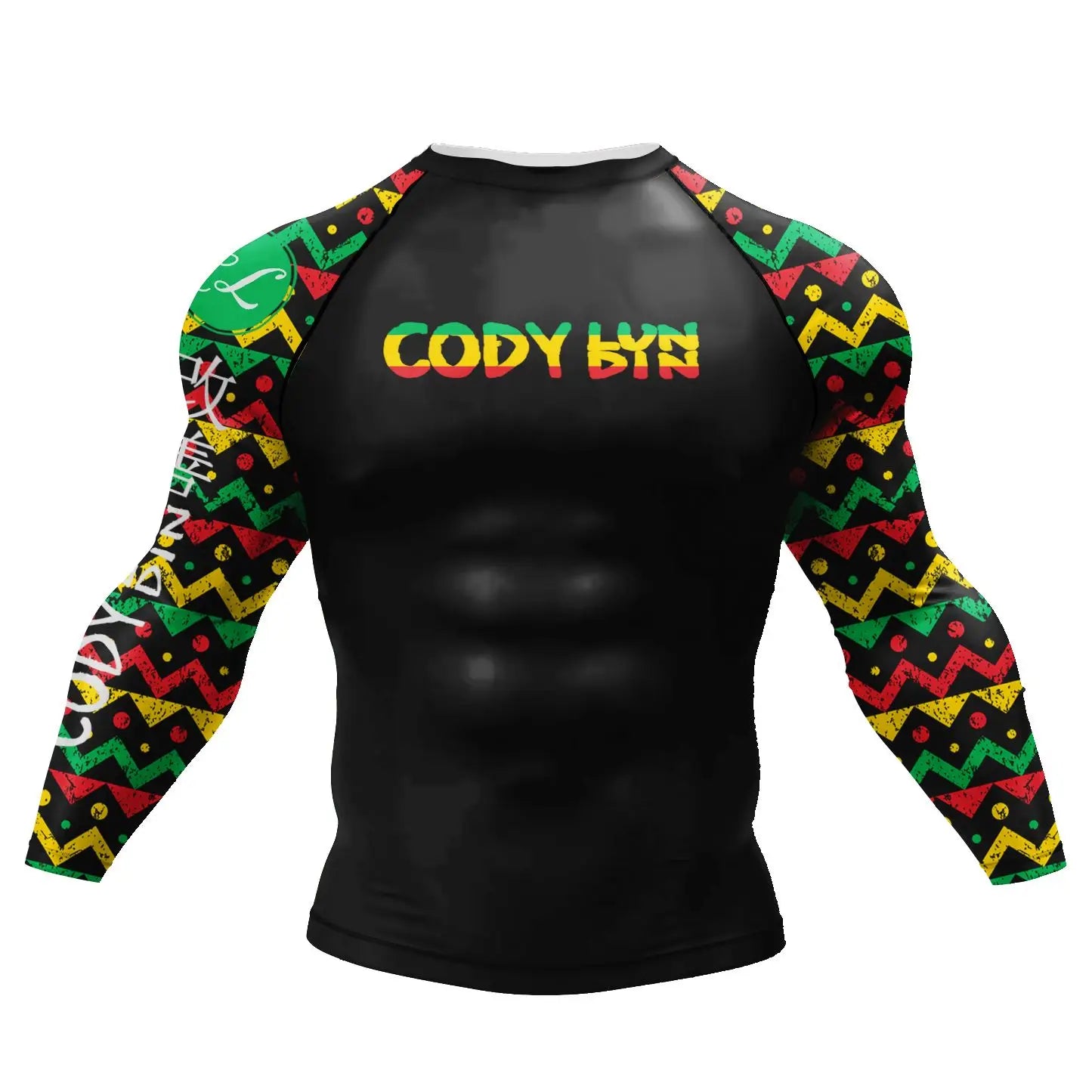 NEXAROK "PHANTOM" Long Sleeve Combat Rashguard – Black