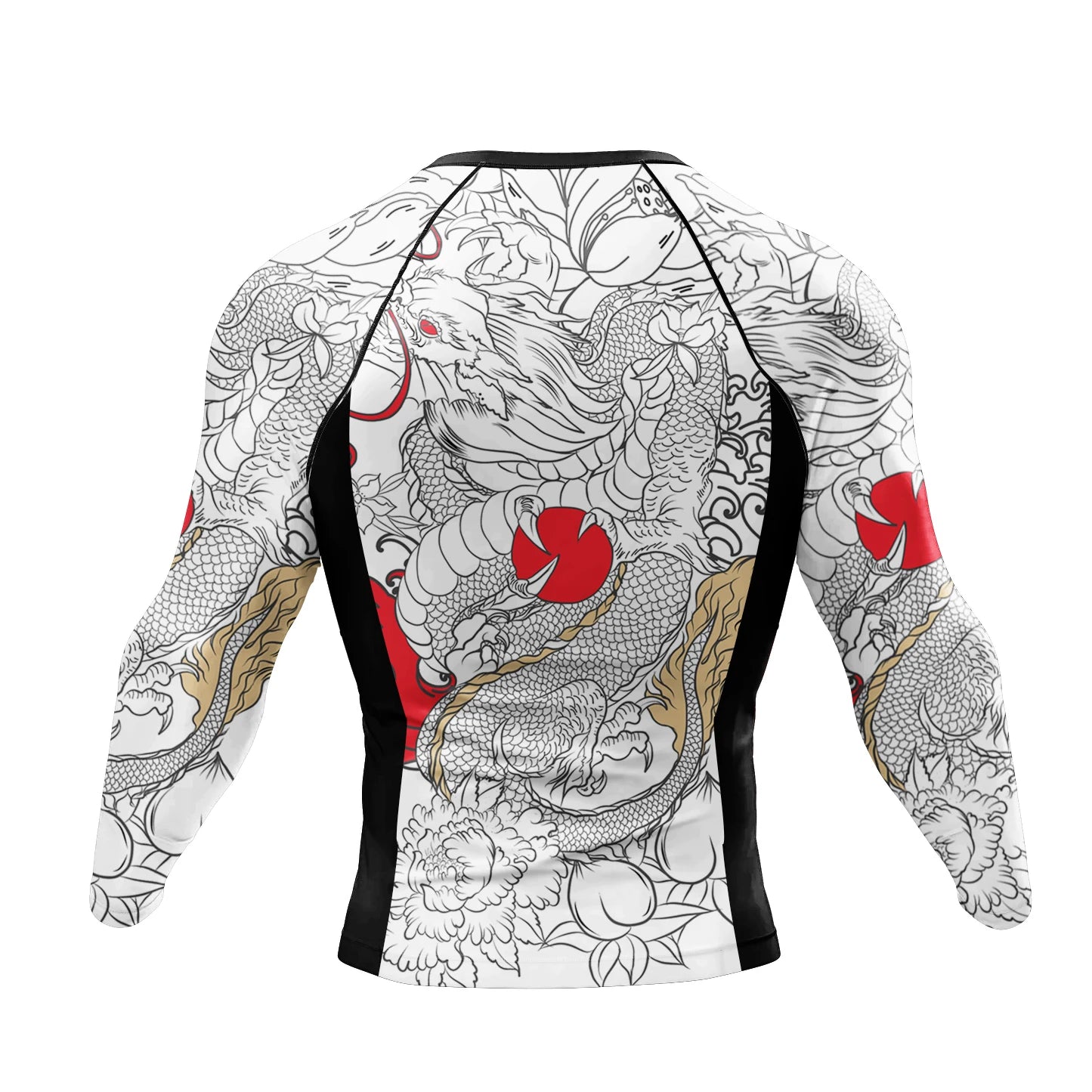 NEXAROK "PHANTOM" Long Sleeve Combat Rashguard – Black