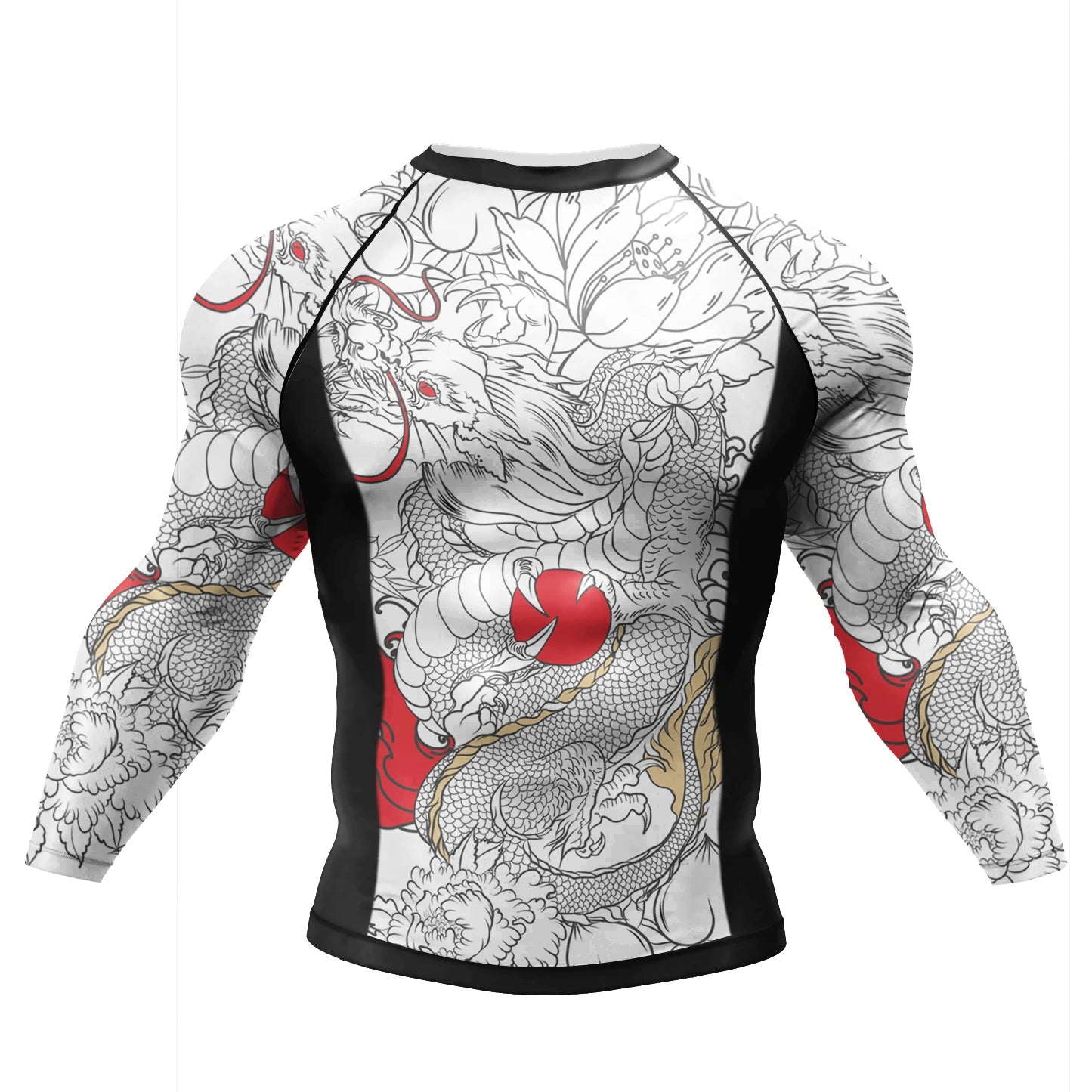 NEXAROK "PHANTOM" Long Sleeve Combat Rashguard – Black