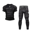 NEXAROK "WAR CORE" Long Sleeve Combat Rashguard – Black Camo