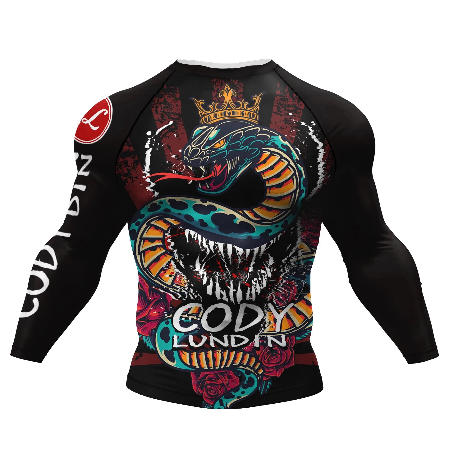 NEXAROK "PRIMAL" Long Sleeve Combat Rashguard – Multicolor