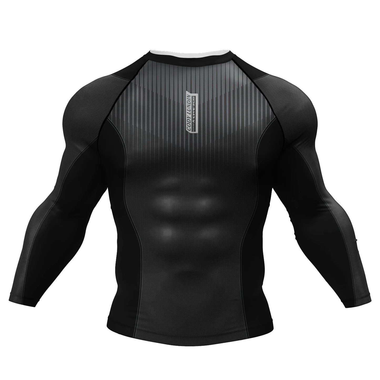 NEXAROK "PHANTOM" Long Sleeve Combat Rashguard – Black