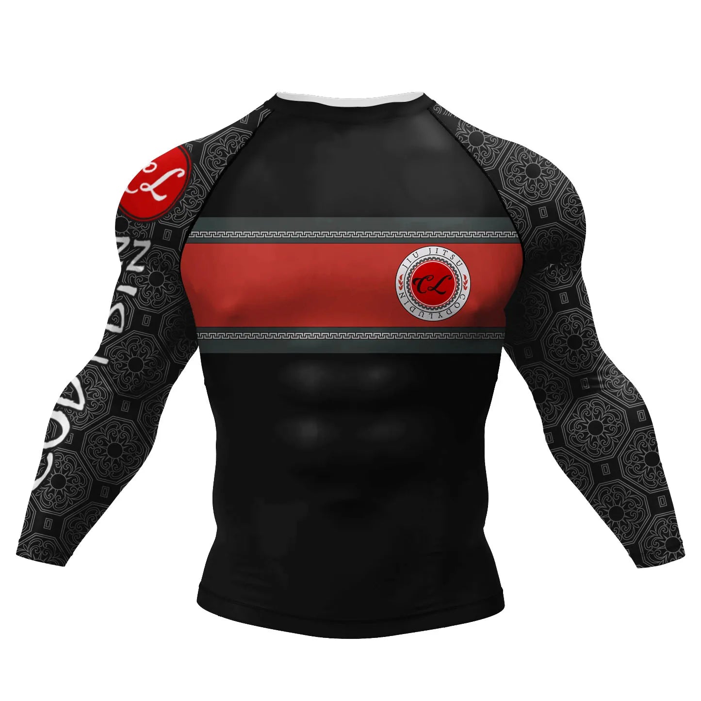 NEXAROK "PRIMAL" Long Sleeve Combat Rashguard – Multicolor